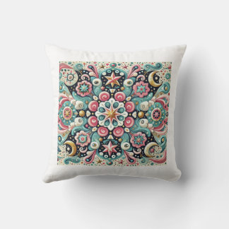 "Lunar Bloom" Decorative Pillow