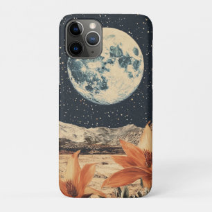 Lunar Bloom Over Sandy Peaks iPhone 11 Pro Case