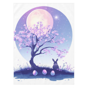 Lunar Bunny Night Tablecloth