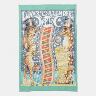 Lunar Calendar 2015 Kitchen Towel