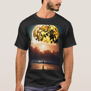 Lunar Dreamscape Moonlit Magic Chasing Moonbeams T-Shirt