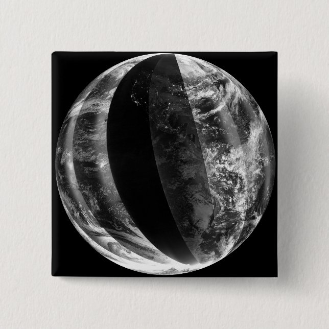 Lunar eclipse 2 inch square button (Front)