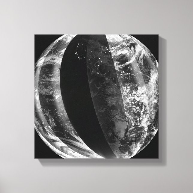 Lunar eclipse canvas print (Front)