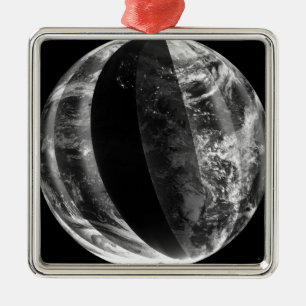 Lunar eclipse metal ornament