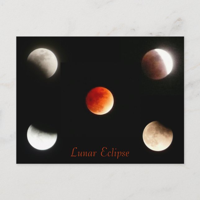 Lunar Eclipse Postcard (Front)