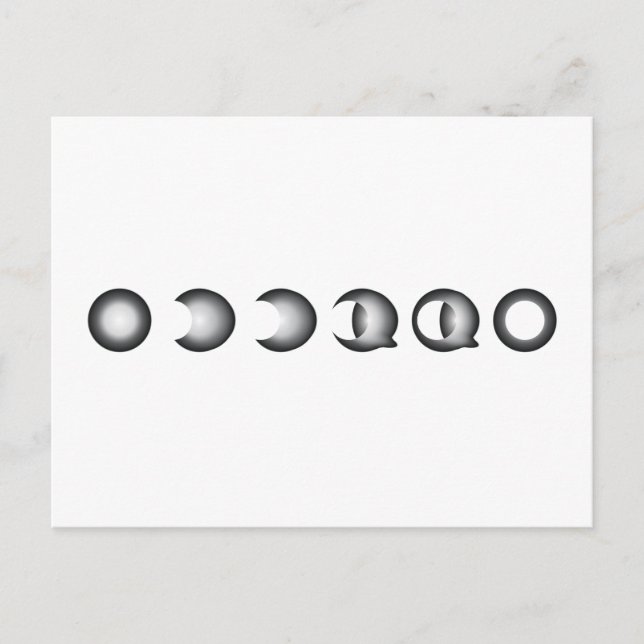 lunar eclipse postcard (Front)