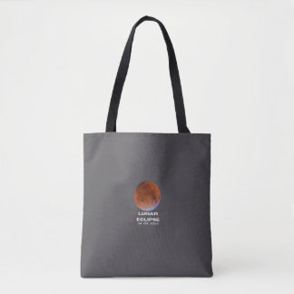 lunar eclipse tote bag