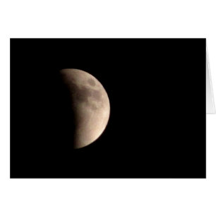 Lunar Eclipse with Craters