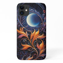 Lunar Fervour: Swirling Nebula Phone Case