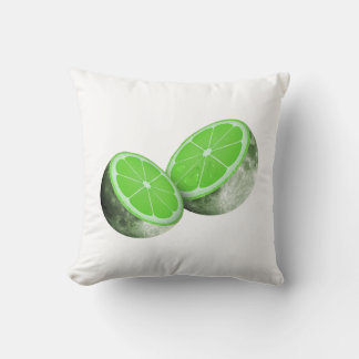 Lunar fruit throw pillow