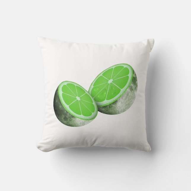 Lunar fruit throw pillow (Front)