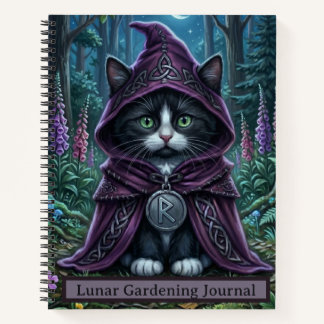 Lunar Gardening Journal | Cat Moon Plant Notebook