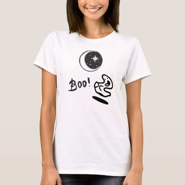 Lunar Ghost Boo T-Shirt (Front)