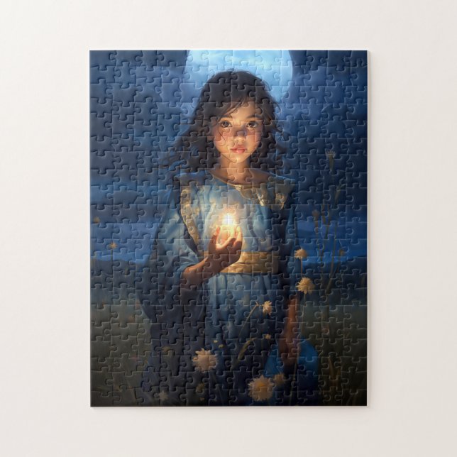 Lunar Glow Jigsaw Puzzle (Vertical)