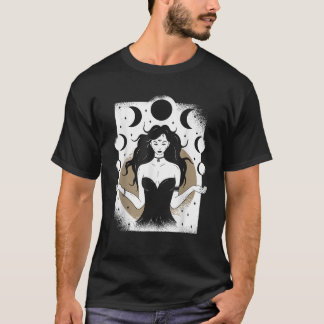 LUNAR GODDESS Costume Wiccan Wicca Pagan Magick Mo T-Shirt