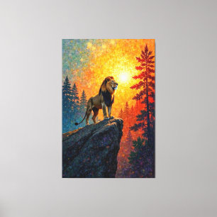 Lunar King Canvas Print
