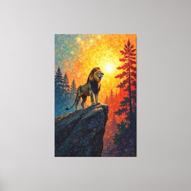 Lunar King Canvas Print (Front)