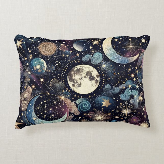 Lunar Magic Accent Pillow (Front)
