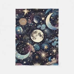 Lunar Magic Fleece Blanket