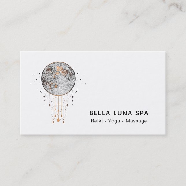 *~* Lunar Moon Universe Shaman Cosmic Business Card (Front)
