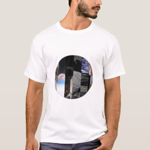 Lunar Mosaic - Moon Collage T-Shirt