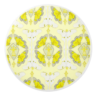 Lunar Moth Ceramic Knob