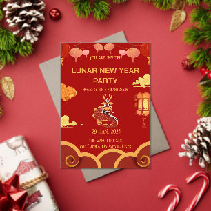 Lunar New Year Celebration: A Night of Joy Acrylic Invitations