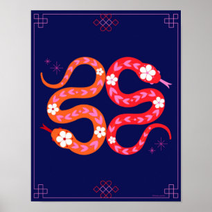 Lunar New Year - Chinese New Year of the Snake Poster