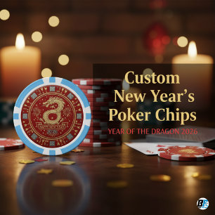 Lunar New Year Dragon 2026 Custom Poker Chips