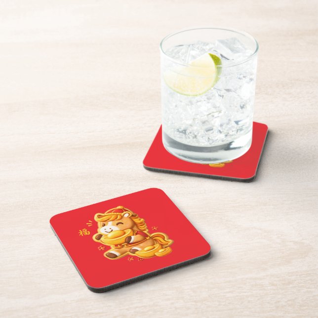 Lunar new year horse coaster (Right Side)