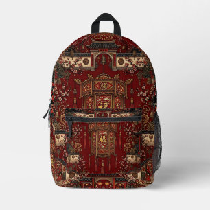 Lunar New Year Lantern Backpack – Festive Design