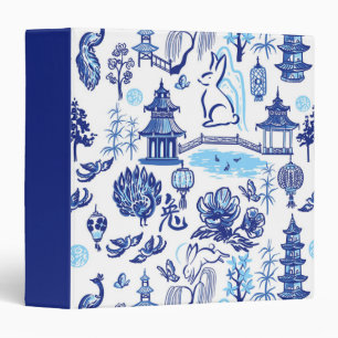 Lunar New Year Rabbit Chinoiserie Binder