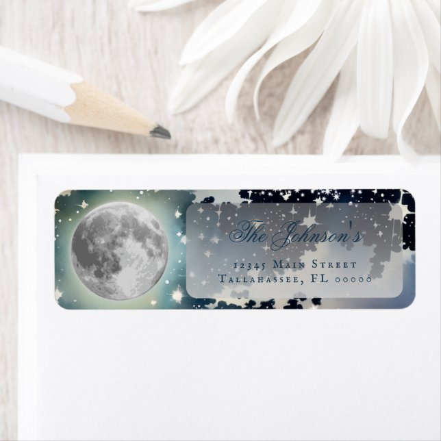 Lunar Night Sky Wedding Address (Insitu)