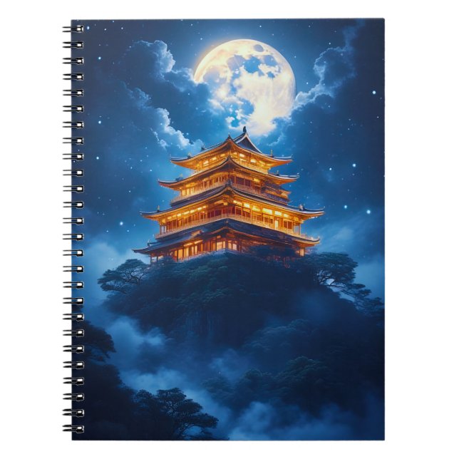 Lunar Palace in the Celestial Mountains Notebook (Front)