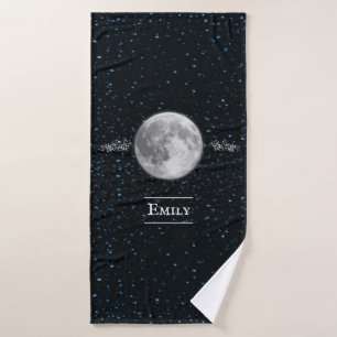 Lunar Personalized Bath Towel Set
