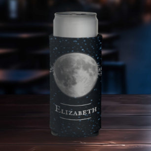 Lunar Personalized Can Cooler
