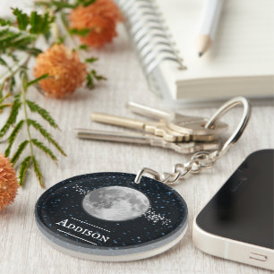 Lunar Personalized Keychain