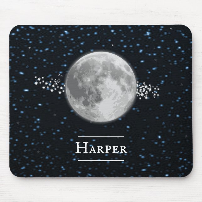 Lunar Personalized Mouse Pad (Front)