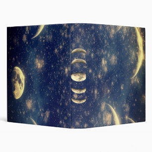 Lunar Phase Binder – Astronomy Inspired Stationery