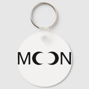 Lunar Phases Typography / Tipografia das Fases Lun Keychain