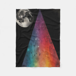 Lunar Prism Fleece Blanket