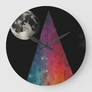Lunar Prism Large Clock