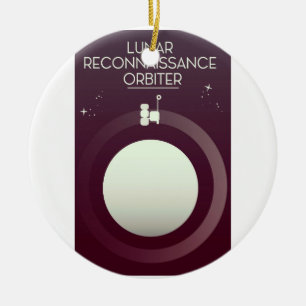 Lunar Reconnaissance Orbiter Ceramic Ornament