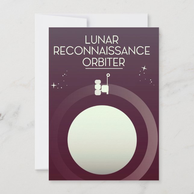 Lunar Reconnaissance Orbiter Invitation (Back)