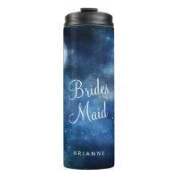 Lunar Sky Full Moon Personalized Bridesmaid