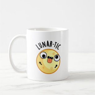 Lunar-tic Funny Astronomy Moon Pun Coffee Mug