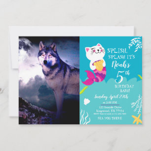 Lunar wolf invitation