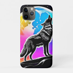 Lunar Wolf Serenade Design iPhone 11 Pro Case