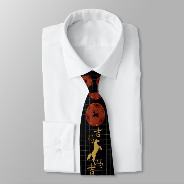 Lunar Year of the Fire Horse Tie (Tied)