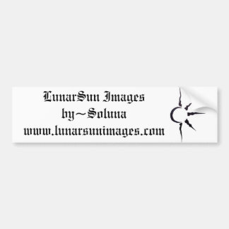 LunarSun logo Bumper Sticker